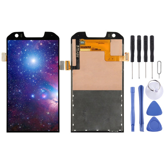 LCD-Bildschirm und Digitizer-Vollmontage für Caterpillar CAT S60 (Schwarz)