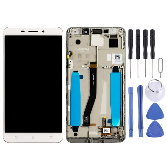 OEM LCD Screen for Asus ZenFone 3 Laser ZC551KL Z01BDC Digitizer Full Assembly with Frame（White) - LCD Screen by buy2fix | Online Shopping UK | buy2fix