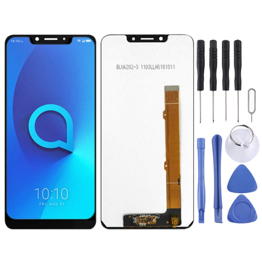 LCD-Bildschirm und Digitizer-Vollmontage für Alcatel 5V 5060 OT5060 (Schwarz)