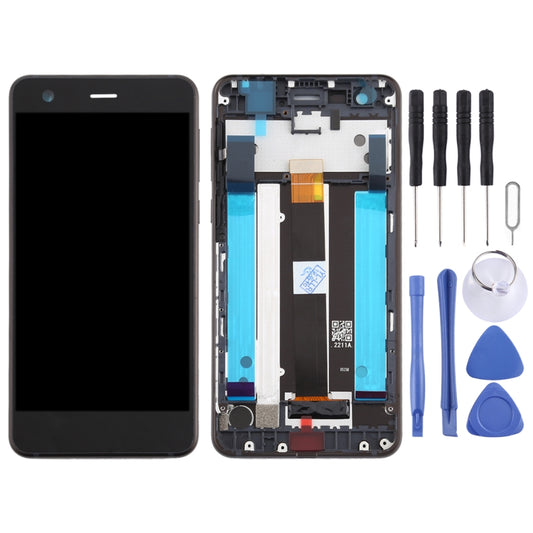 TFT LCD Screen for Nokia 2 N2 TA-1007 TA-1029 TA-1023 TA-1035 TA-1011 Digitizer Full Assembly with Frame & Side Keys (Black) - LCD Screen by buy2fix | Online Shopping UK | buy2fix