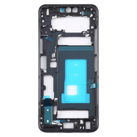Front Housing LCD Frame Bezel Plate for LG G8 ThinQ (Black) - For LG by buy2fix | Online Shopping UK | buy2fix