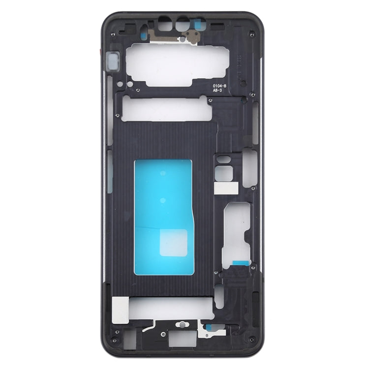 Front Housing LCD Frame Bezel Plate for LG G8 ThinQ (Black) - For LG by buy2fix | Online Shopping UK | buy2fix