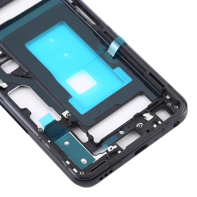 Front Housing LCD Frame Bezel Plate for LG G8 ThinQ (Black) - For LG by buy2fix | Online Shopping UK | buy2fix