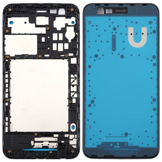 Front Housing LCD Frame Bezel Plate for LG K30 / K10 (2018) / X410 LMX410 LMX410TK (Black) - For LG by buy2fix | Online Shopping UK | buy2fix