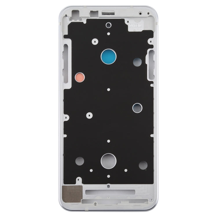 Front Housing LCD Frame Bezel Plate for LG Q7 / Q610 / Q7 Plus / Q725 / Q720 / Q7A / Q7 Alpha(Silver) - For LG by buy2fix | Online Shopping UK | buy2fix