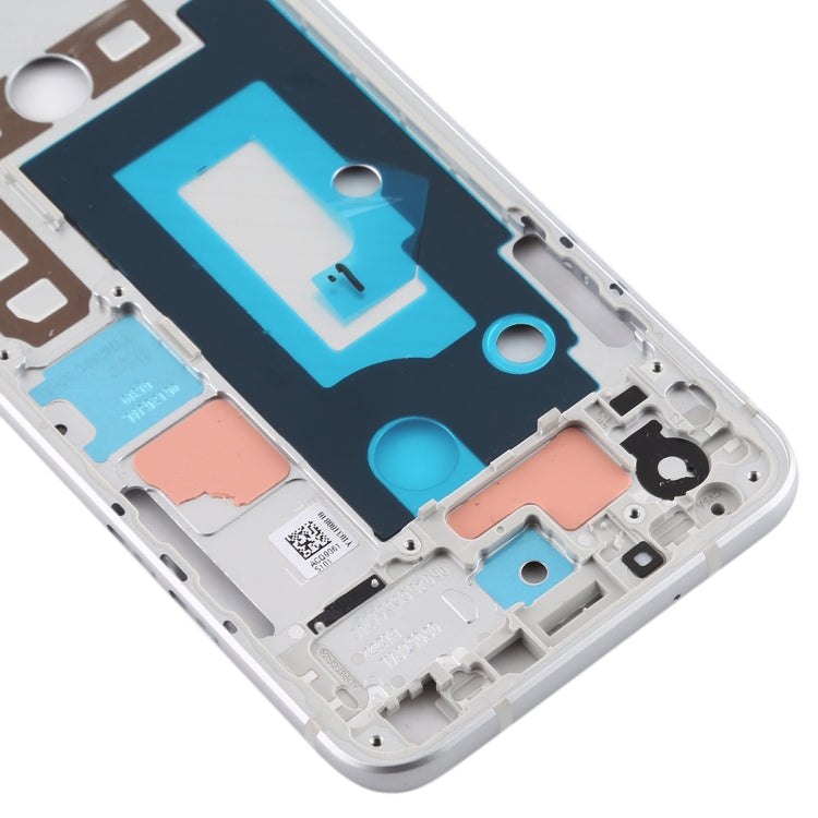 Front Housing LCD Frame Bezel Plate for LG Q7 / Q610 / Q7 Plus / Q725 / Q720 / Q7A / Q7 Alpha(Silver) - For LG by buy2fix | Online Shopping UK | buy2fix