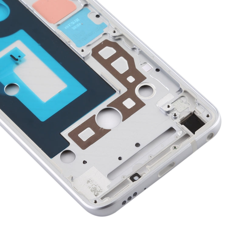 Front Housing LCD Frame Bezel Plate for LG Q7 / Q610 / Q7 Plus / Q725 / Q720 / Q7A / Q7 Alpha(Silver) - For LG by buy2fix | Online Shopping UK | buy2fix