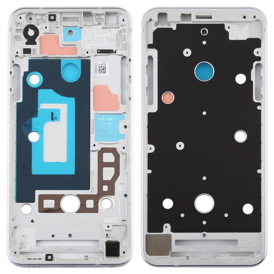 Front Housing LCD Frame Bezel Plate for LG Q7 / Q610 / Q7 Plus / Q725 / Q720 / Q7A / Q7 Alpha(Silver) - For LG by buy2fix | Online Shopping UK | buy2fix