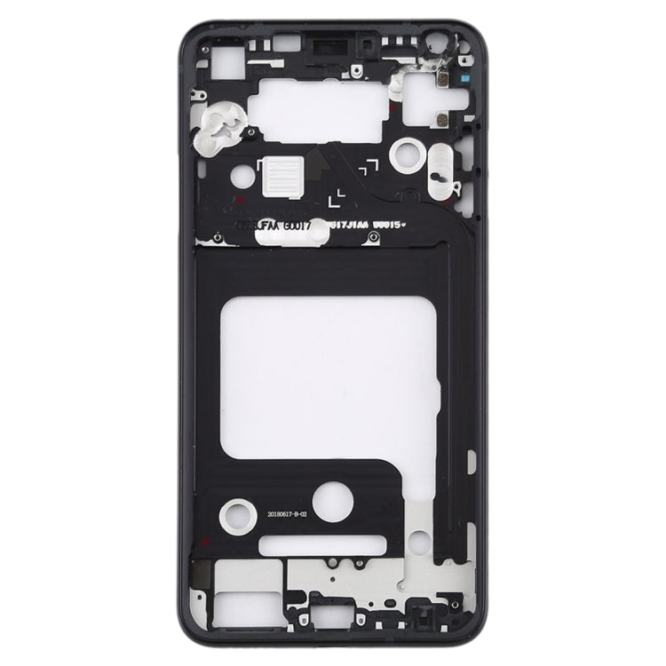 Front Housing LCD Frame Bezel Plate for LG V35 ThinQ (Black) - For LG by buy2fix | Online Shopping UK | buy2fix