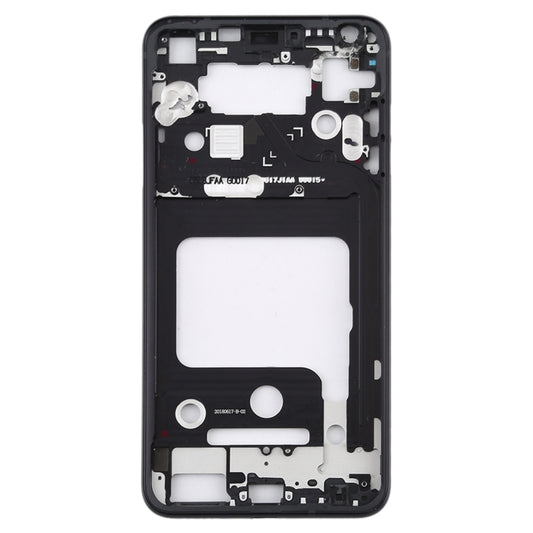 Front Housing LCD Frame Bezel Plate for LG V35 ThinQ (Black) - For LG by buy2fix | Online Shopping UK | buy2fix