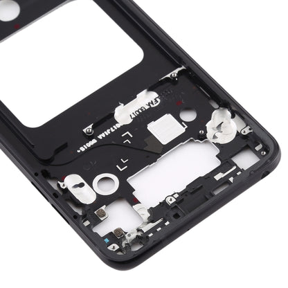 Front Housing LCD Frame Bezel Plate for LG V35 ThinQ (Black) - For LG by buy2fix | Online Shopping UK | buy2fix