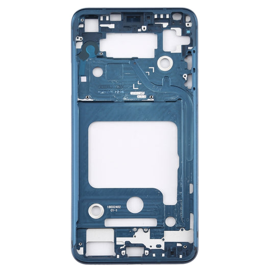 Front Housing LCD Frame Bezel Plate for LG V35 ThinQ (Blue) - For LG by buy2fix | Online Shopping UK | buy2fix