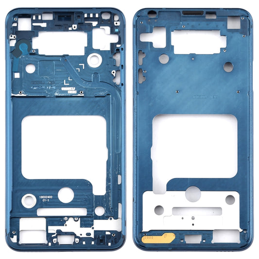Front Housing LCD Frame Bezel Plate for LG V35 ThinQ (Blue) - For LG by buy2fix | Online Shopping UK | buy2fix