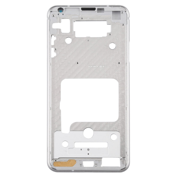 Front Housing LCD Frame Bezel Plate for LG V35 ThinQ (Silver) - For LG by buy2fix | Online Shopping UK | buy2fix