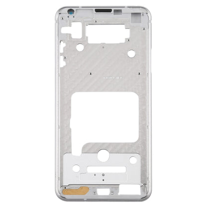 Front Housing LCD Frame Bezel Plate for LG V35 ThinQ (Silver) - For LG by buy2fix | Online Shopping UK | buy2fix
