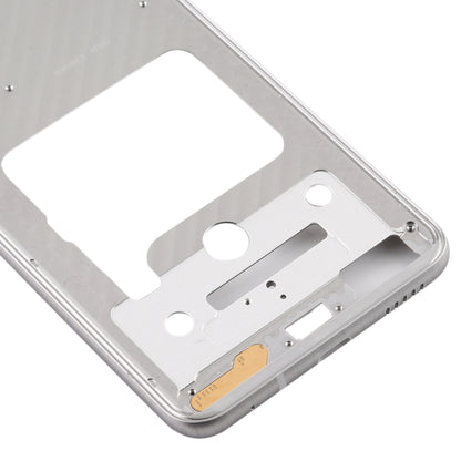 Front Housing LCD Frame Bezel Plate for LG V35 ThinQ (Silver) - For LG by buy2fix | Online Shopping UK | buy2fix