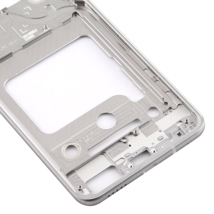 Front Housing LCD Frame Bezel Plate for LG V35 ThinQ (Silver) - For LG by buy2fix | Online Shopping UK | buy2fix