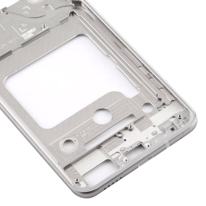 Front Housing LCD Frame Bezel Plate for LG V35 ThinQ (Silver) - For LG by buy2fix | Online Shopping UK | buy2fix