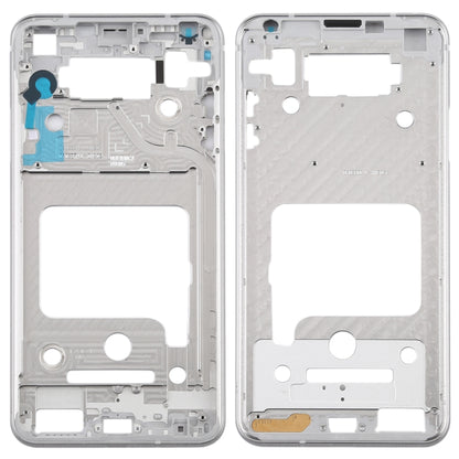 Front Housing LCD Frame Bezel Plate for LG V35 ThinQ (Silver) - For LG by buy2fix | Online Shopping UK | buy2fix