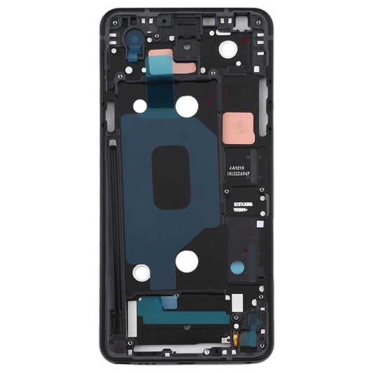 Front Housing LCD Frame Bezel Plate for LG Q Stylo 4 Q710 Q710MS Q710CS (Black) - For LG by buy2fix | Online Shopping UK | buy2fix