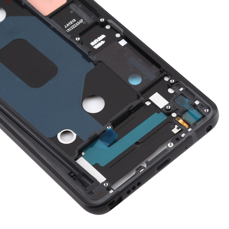 Front Housing LCD Frame Bezel Plate for LG Q Stylo 4 Q710 Q710MS Q710CS (Black) - For LG by buy2fix | Online Shopping UK | buy2fix