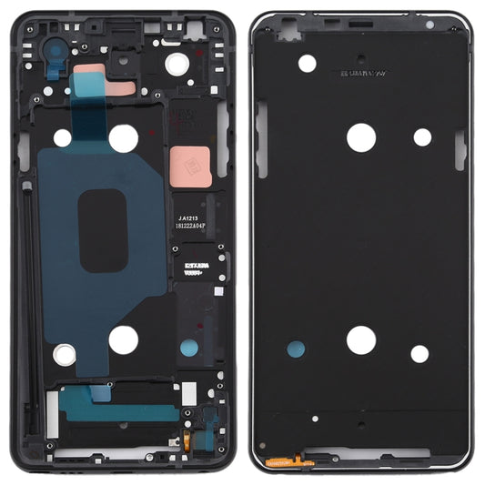 Front Housing LCD Frame Bezel Plate for LG Q Stylo 4 Q710 Q710MS Q710CS (Black) - For LG by buy2fix | Online Shopping UK | buy2fix