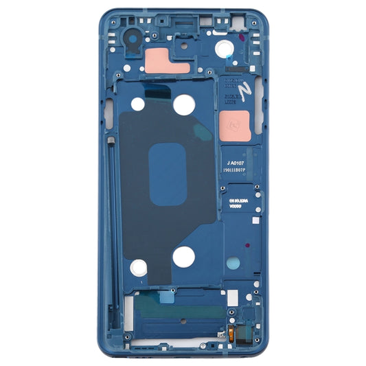Front Housing LCD Frame Bezel Plate for LG Q Stylo 4 Q710 Q710MS Q710CS (Blue) - For LG by buy2fix | Online Shopping UK | buy2fix