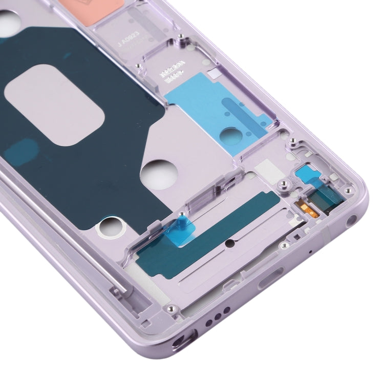 Front Housing LCD Frame Bezel Plate for LG Q Stylo 4 Q710 Q710MS Q710CS (Purple) - For LG by buy2fix | Online Shopping UK | buy2fix