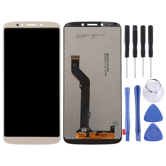 TFT LCD Screen for Motorola Moto E5 Plus with Digitizer Full Assembly (Gold) - LCD Screen by buy2fix | Online Shopping UK | buy2fix