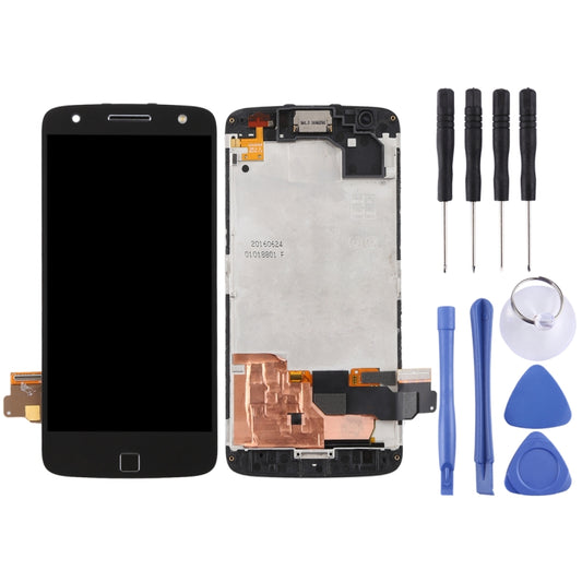 Original LCD Screen for Motorola Moto Z Force XT1650-02 Digitizer Full Assembly with Frame (Black) - LCD Screen by buy2fix | Online Shopping UK | buy2fix