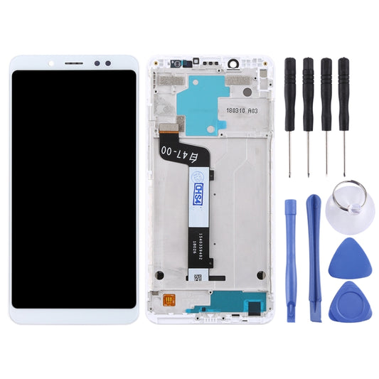 TFT LCD Screen for Xiaomi Redmi Note 5 / Note 5 Pro Digitizer Full Assembly with Frame(White) - LCD Screen by buy2fix | Online Shopping UK | buy2fix