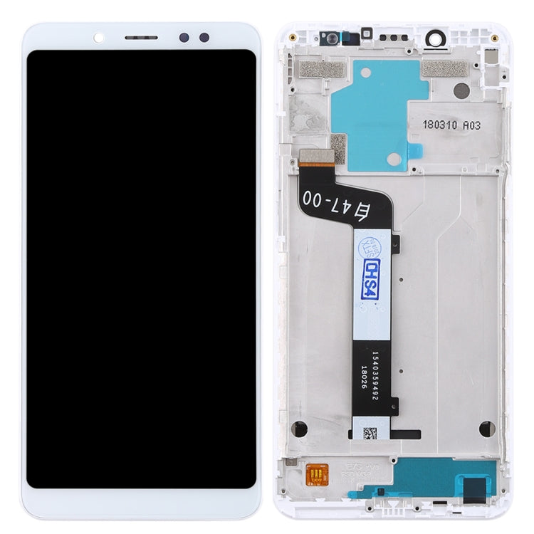 TFT LCD Screen for Xiaomi Redmi Note 5 / Note 5 Pro Digitizer Full Assembly with Frame(White) - LCD Screen by buy2fix | Online Shopping UK | buy2fix