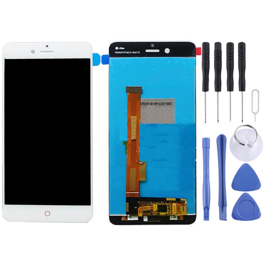 OEM LCD Screen for ZTE Nubia Z17 Mini / NX569J / NX569H with Digitizer Full Assembly (White) - For ZTE by buy2fix | Online Shopping UK | buy2fix