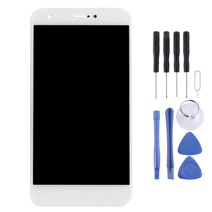 OEM LCD Screen for ZTE Blade A512 with Digitizer Full Assembly (White) - For ZTE by buy2fix | Online Shopping UK | buy2fix
