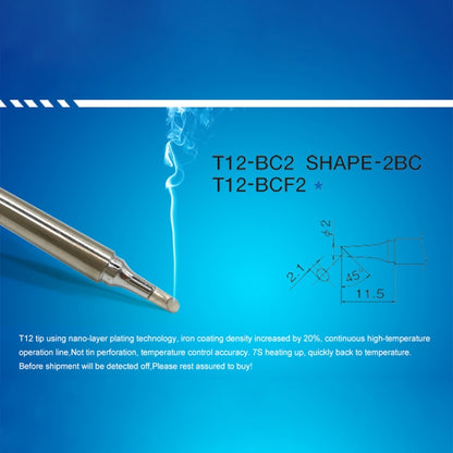 QUICKO T12-BC2 Lead-free Soldering Iron Tip - Soldering Iron Tip by Quicko | Online Shopping UK | buy2fix