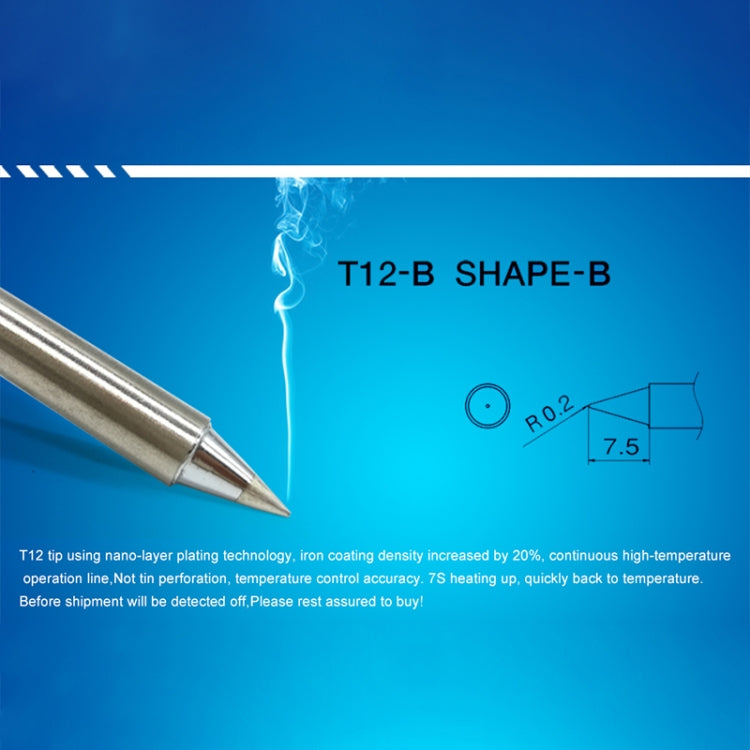 QUICKO T12-B Lead-free Soldering Iron Tip - Soldering Iron Tip by Quicko | Online Shopping UK | buy2fix