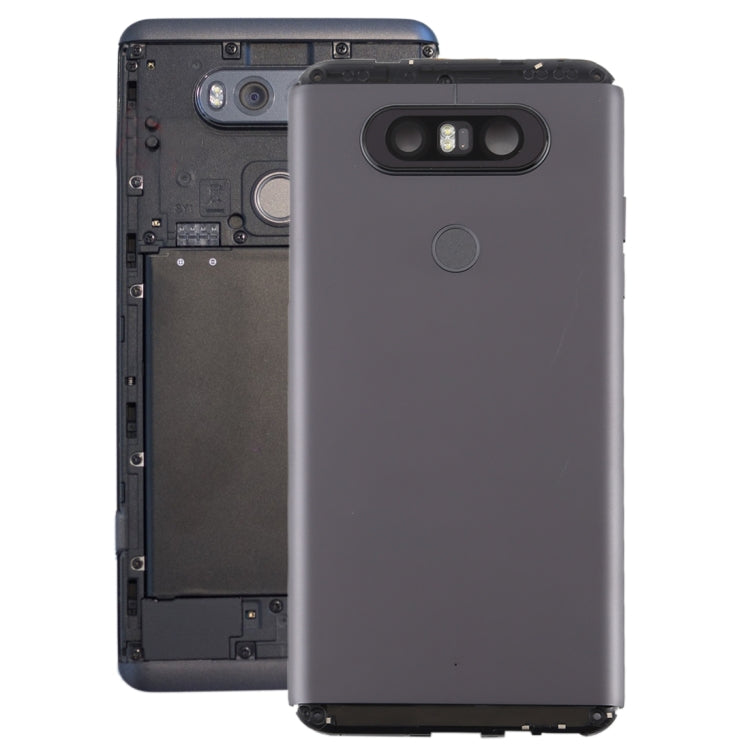 Battery Back Cover with Camera Lens & Fingerprint Sensor for LG V20 Mini(Grey) - For LG by buy2fix | Online Shopping UK | buy2fix