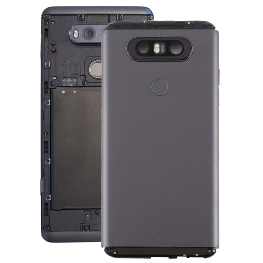 Battery Back Cover with Camera Lens & Fingerprint Sensor for LG V20 Mini(Grey) - For LG by buy2fix | Online Shopping UK | buy2fix