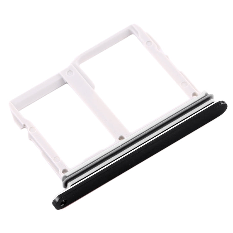 SIM Card Tray + Micro SD Card Tray for LG V40 ThinQ (Black) - For LG by buy2fix | Online Shopping UK | buy2fix