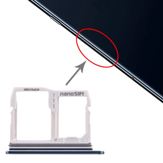 SIM Card Tray + Micro SD Card Tray for LG V40 ThinQ (Blue) - For LG by buy2fix | Online Shopping UK | buy2fix