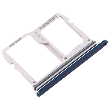SIM Card Tray + Micro SD Card Tray for LG V40 ThinQ (Blue) - For LG by buy2fix | Online Shopping UK | buy2fix
