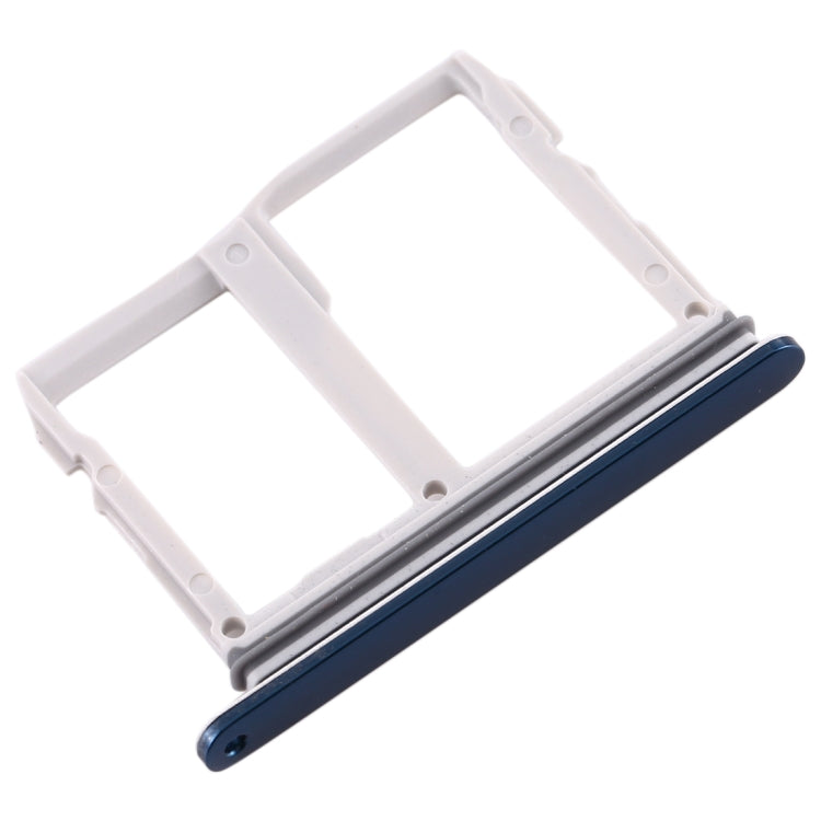 SIM Card Tray + Micro SD Card Tray for LG V40 ThinQ (Blue) - For LG by buy2fix | Online Shopping UK | buy2fix