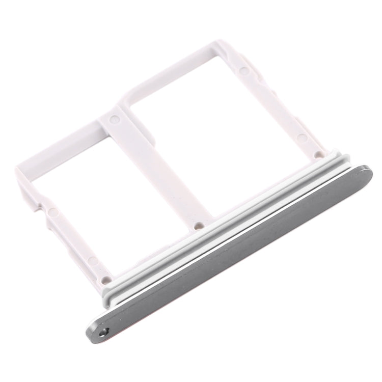SIM Card Tray + Micro SD Card Tray for LG V40 ThinQ (Silver) - For LG by buy2fix | Online Shopping UK | buy2fix