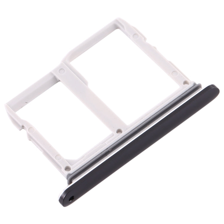 SIM Card Tray + Micro SD Card Tray for LG V50 ThinQ 5G(Black) - For LG by buy2fix | Online Shopping UK | buy2fix