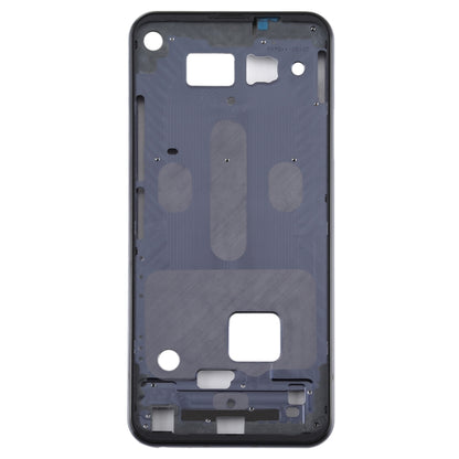Front Housing LCD Frame Bezel Plate for LG Q70 (Black) - For LG by buy2fix | Online Shopping UK | buy2fix