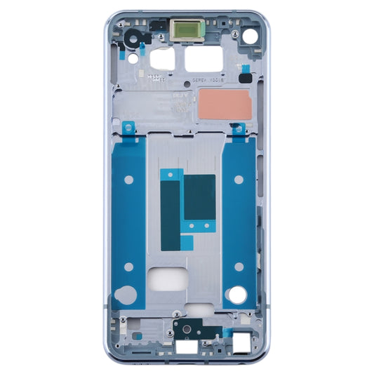 Front Housing LCD Frame Bezel Plate for LG Q70 (Baby Blue) - For LG by buy2fix | Online Shopping UK | buy2fix