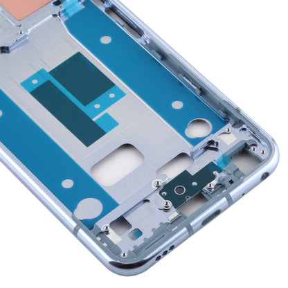 Front Housing LCD Frame Bezel Plate for LG Q70 (Baby Blue) - For LG by buy2fix | Online Shopping UK | buy2fix
