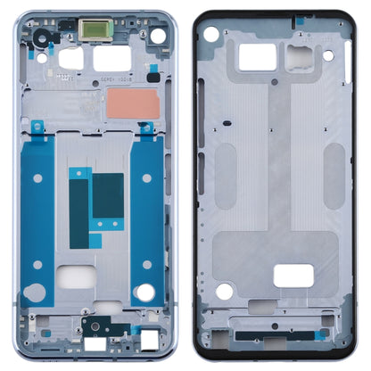 Front Housing LCD Frame Bezel Plate for LG Q70 (Baby Blue) - For LG by buy2fix | Online Shopping UK | buy2fix