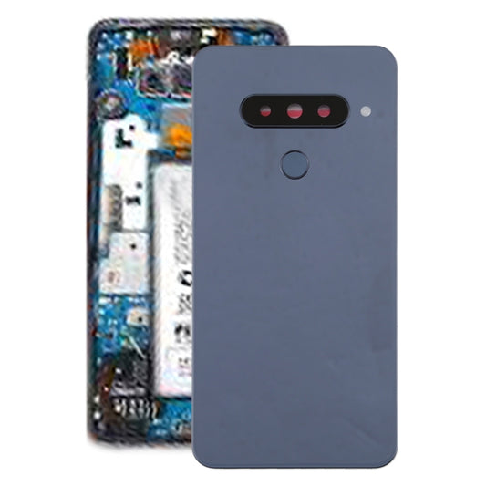 Battery Back Cover with Camera Lens & Fingerprint Sensor for LG G8s ThinQ(Silver) - For LG by buy2fix | Online Shopping UK | buy2fix