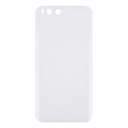 For Xiaomi Mi 6 Glass Battery Back Cover(White) - Back Cover by buy2fix | Online Shopping UK | buy2fix